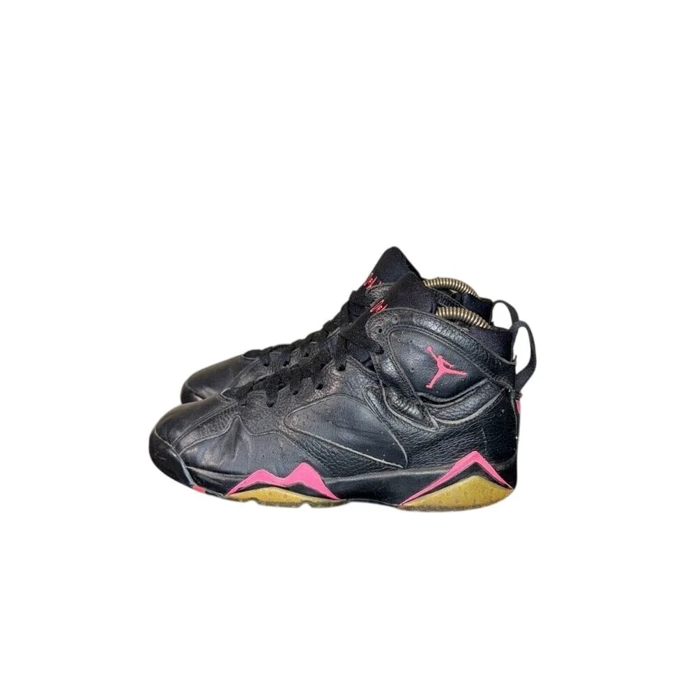Jordan 7 Retro‎ GG Fuchsia Glow Black Mulberry Kids Sneakers 442960-018